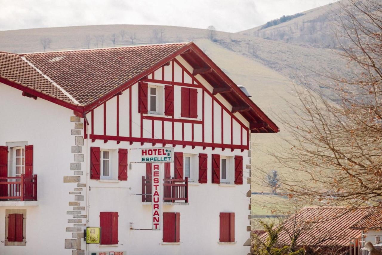 Logis Hotel Restaurant Espelletenia Larceveau-Arros-Cibits Ngoại thất bức ảnh
